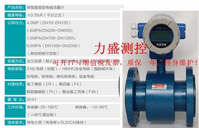 DN15-DN300 電磁流量計 應用、優(yōu)勢與選型指南